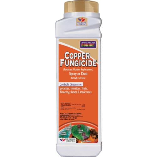 Bonide Copper Fungicide, 1 lb. Ready-to-Use Spray or Dust for Organic Gardening, Controls Common Diseases in Lawn & Garden - Image 1