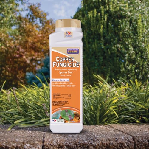 Bonide Copper Fungicide, 1 lb. Ready-to-Use Spray or Dust for Organic Gardening, Controls Common Diseases in Lawn & Garden - Image 2