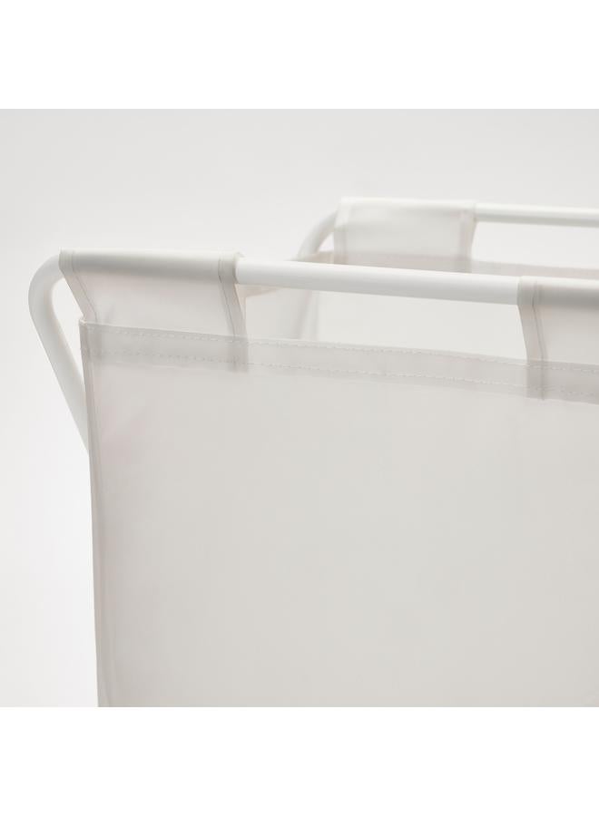 erorex Laundry bag with stand, white, 50 l - Image 4