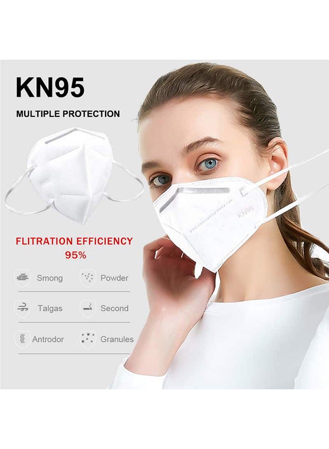 كمامة وجه KN95 مقاومة للغبار PM2.5، للاستعمال لمرة واحدة - Image 2
