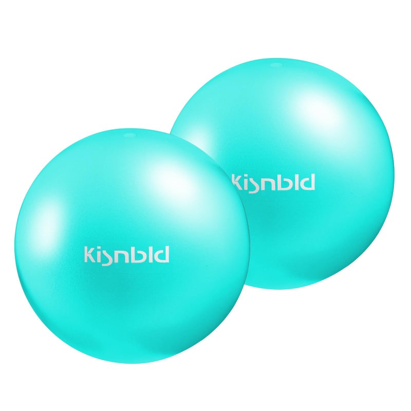 kisnbld Small Exercise Ball, 9 Inch Mini Pilates Ball, Anti Burst and Slip Resistant Mini Yoga Ball for Stability, Fitness, Physical Therapy, Stretching & Core Strength Workout at Home Gym & Office - Image 1