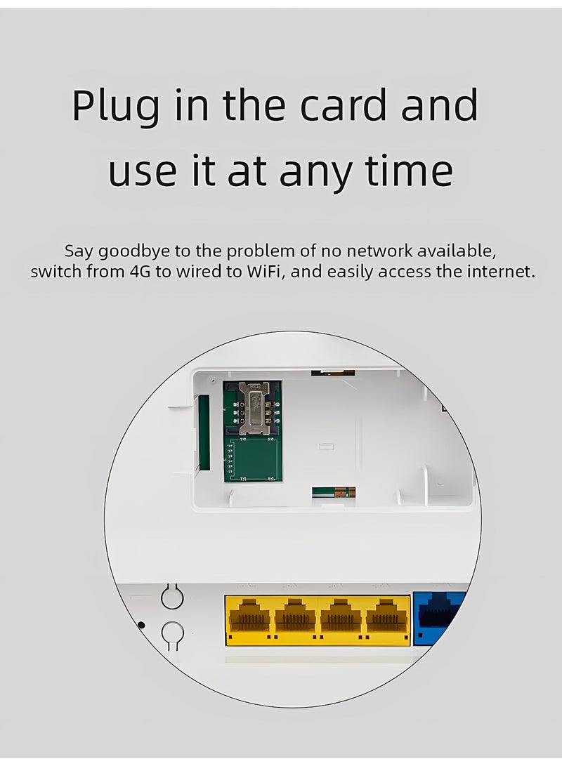 كلوزيلي راوتر 4G/5G، راوتر CPE لاسلكي، واي فاي متنقل Mobile WiFi، مودم LTE مع فتحة شريحة SIM، بطارية 4000mAh، سرعة تصل إلى 600Mbps، ثنائي النطاق Dual Band، تشغيل فوري Plug & Play، شاشة عرض مستوى البطارية، 4 منافذ LAN، اتصال WPS بلمسة واحدة، نقل إشارة مستقر، يدعم توصيل حتى 32 جهازًا في نفس الوقت - Image 5