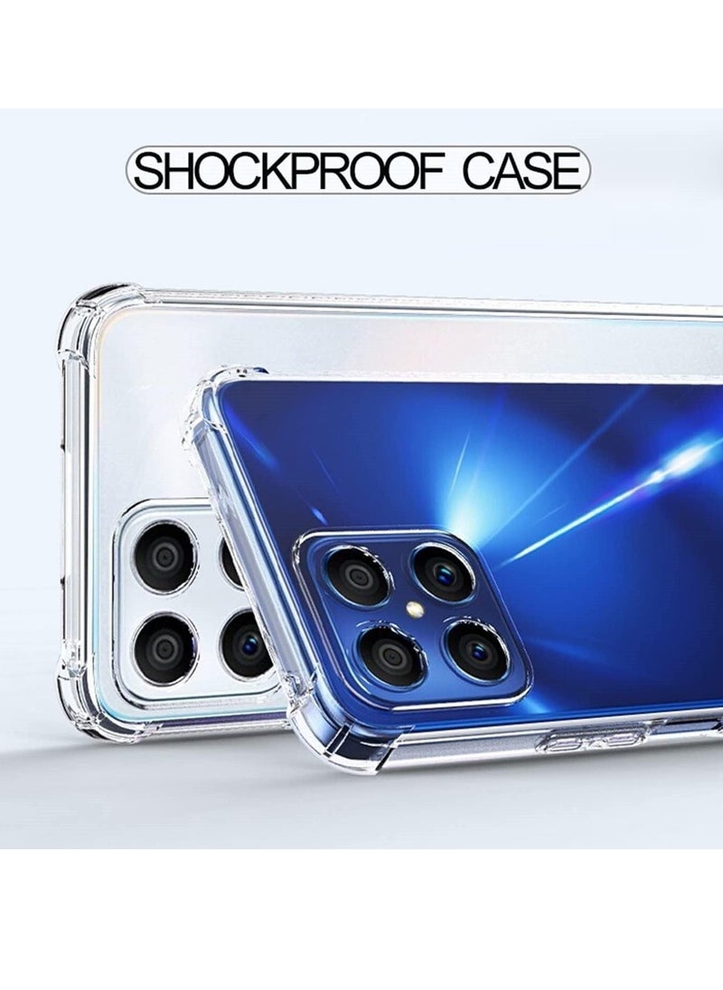 Raxoom Case Compatible with Honor X8A Phone Case, with 2 Screen Protector Shockproof Flexible Bumper Transparent Anti scratch TPU Cover designed for Huawei Honor X8A - Image 2