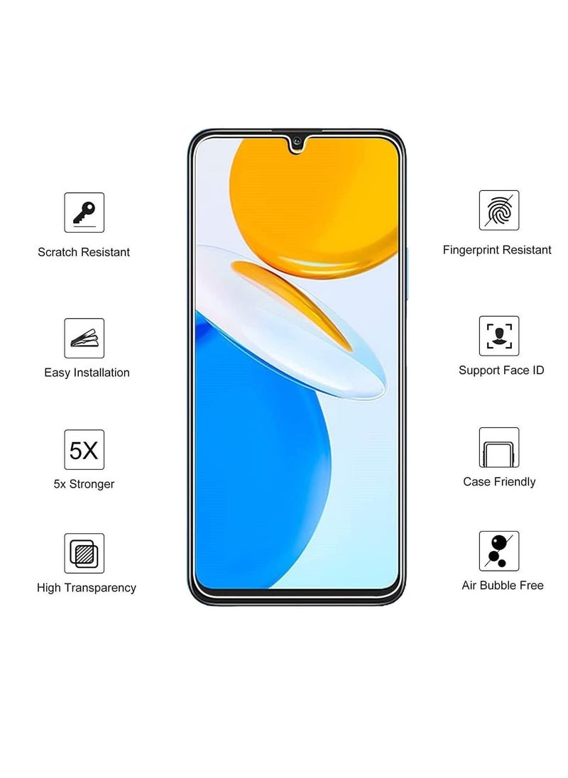 Raxoom Case Compatible with Honor X8A Phone Case, with 2 Screen Protector Shockproof Flexible Bumper Transparent Anti scratch TPU Cover designed for Huawei Honor X8A - Image 4