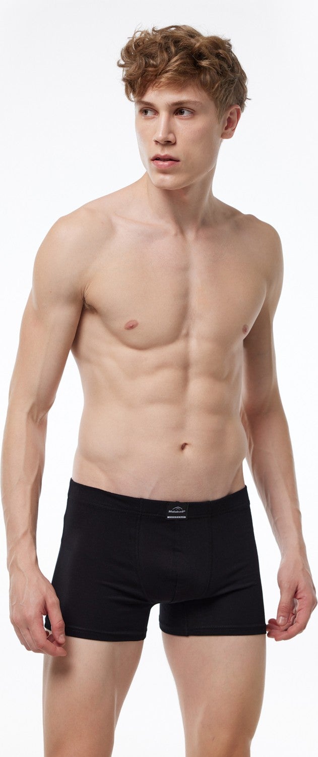 Malabadi Men's Mixed Color 5 Piece Cotton Elastane Boxer 5M074  - Image 4
