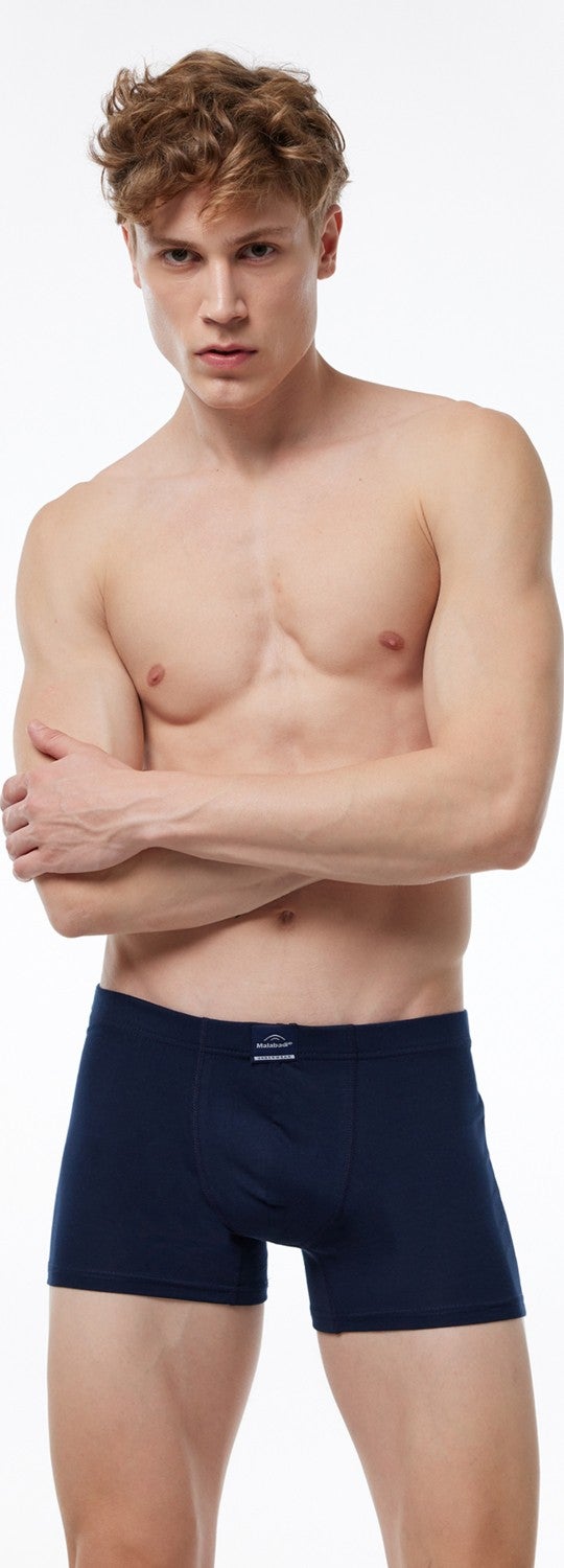 Malabadi Men's Mixed Color 5 Piece Cotton Elastane Boxer 5M074  - Image 5