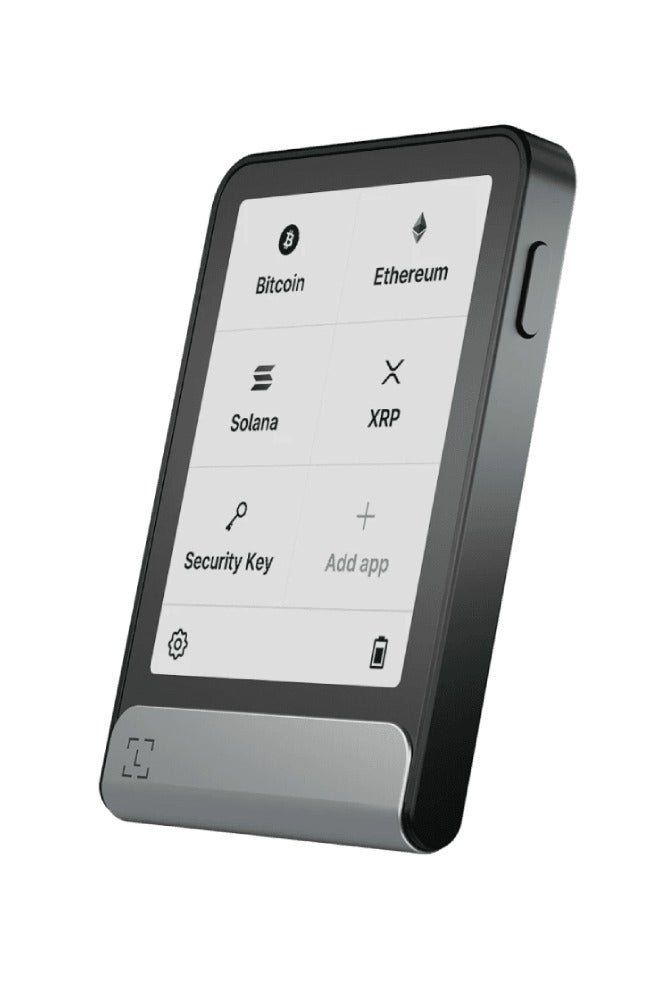 Ledger Flex Crypto Hardware Wallet with E Ink Touchscreen, Secure Element Chip, Bluetooth, Multi-Currency Support, Works with iOS Android and Desktop