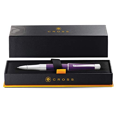 Cross Beverly Refillable Gel Ink Rollerball Pen, Medium Rollerball, Includes Premium Gift Box - Purple Lacquer - Image 3