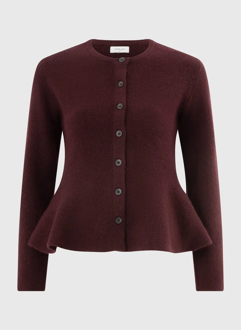 Matalan Red Peplum Cardigan