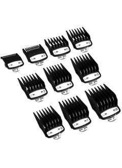 CR8GR8 for Wahl Clipper Guards Set, 10 Pcs Compatible with Wahl Guards for Clippers from 1/16” to 1”, Universal Barber Guards with Metal Clip fits for All Wahl Clippers Combs #3170-400, Black - pzsku/ZE372D3C82CD2C99F20C8Z/45/_/1731925386/155747a2-f71b-4884-9bc6-0ed65238ceb8