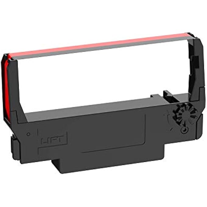 REPLACEMENT FOR ERC-30/34/38 B/R RIBBON USED WITH EPSON ERC30 ERC34 ERC38, M188B, TM-U220, TM-U220B, SNBC BTP-M300, BIXOLON GRC-220BR, SRP-275, SRP-275III (24 PACK, BLACK AND RED) - Image 2