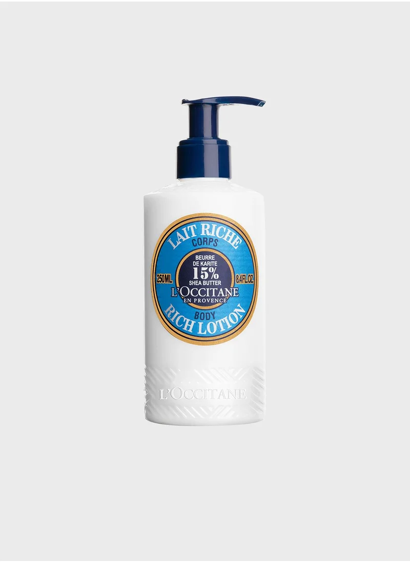 L'OCCITANE SHEA RICH BODY LOTION 250ML