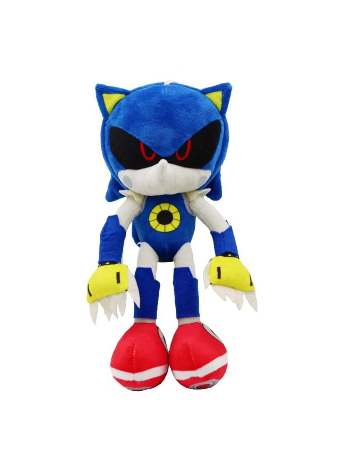 Big Head Super Sonic Plush Toy Tailsnak Hedgehog Doll Children PP Cotton Filling Simulation Plush Toys From Mainland China-Color:30cm Metallic Blue Sonic-Height:Ordinary Packaging - Image 1