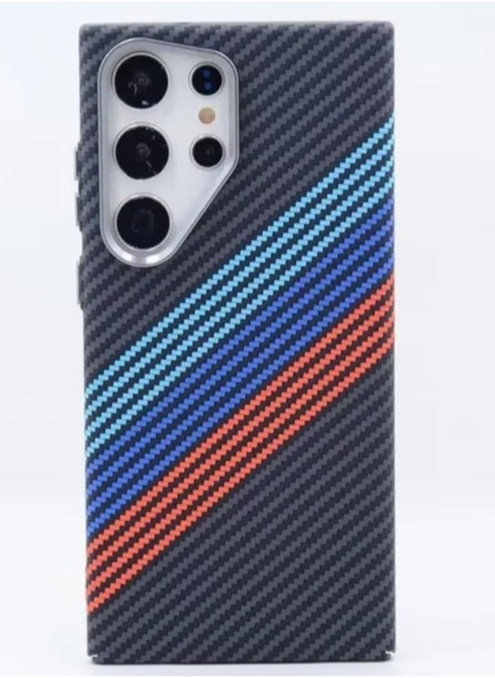 Samsung S25 Ultra Case Slim Carbon Fiber Texture Hard