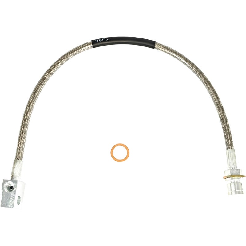 EZROAD 89335S Rear Extended Stainless Steel Brake Line Compatible with Chevrolet C20 K10 K20 Pickup Suburban K5 Blazer Compatible with GMC C15 C25 K15 K25 Jimmy Suburban 19711991 Pickup Truck SUV - Image 2