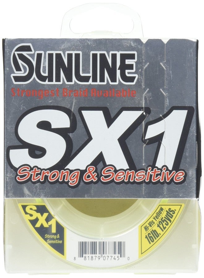Sunline 63041812 SX1 Hi-Visible Yellow 16 lb Fishing Line, Hi-Visible Yellow, 125 yd - Image 1