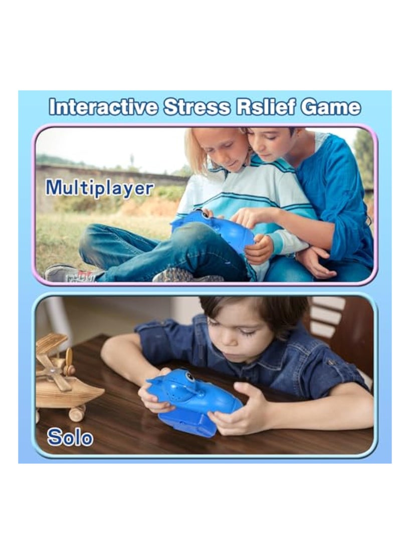 KASTWAVE - Stitch Quick Push Game, Fast Push Bubble Game, Pop Fidget Toys for Kids Quick, Handheld Puzzle Game Sensory Toys with LED Screen, Quick Push Light Up Game Gifts for Girls Boys (Blue) - Image 1
