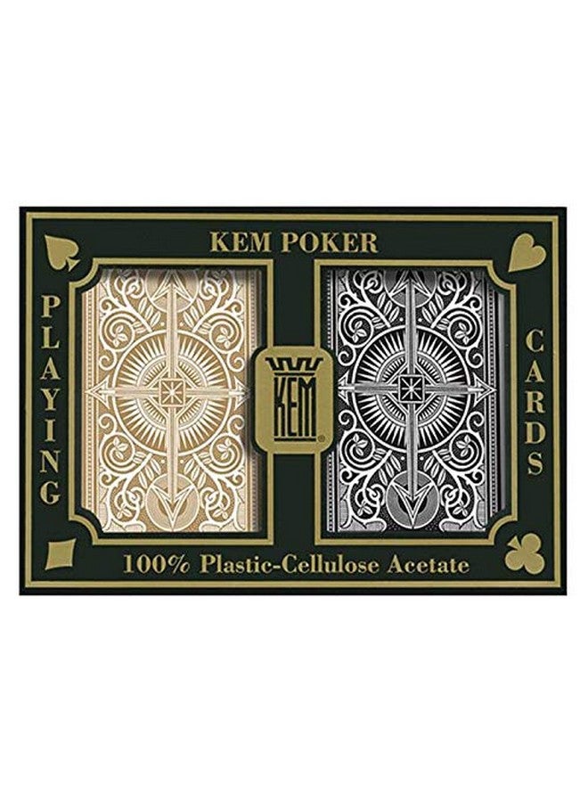 KEM بطاقات اللعب الأمريكية كيم سهم واسع أحمر/أزرق - Image 4