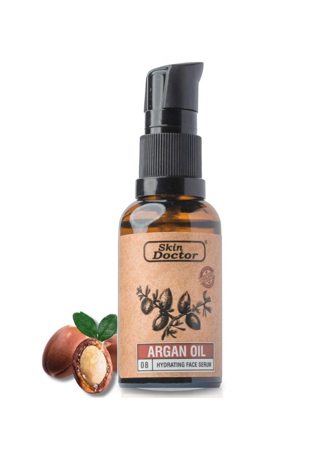 Skin Doctor Argan Oil Infused Hydrating Face Serum Skin Revitalization and Anti-Aging Formula - 30ml - Image 1