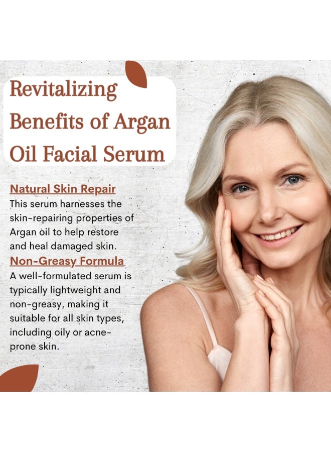 Skin Doctor Argan Oil Infused Hydrating Face Serum Skin Revitalization and Anti-Aging Formula - 30ml - Image 5