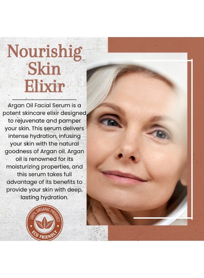 Skin Doctor Argan Oil Infused Hydrating Face Serum Skin Revitalization and Anti-Aging Formula - 30ml - Image 3
