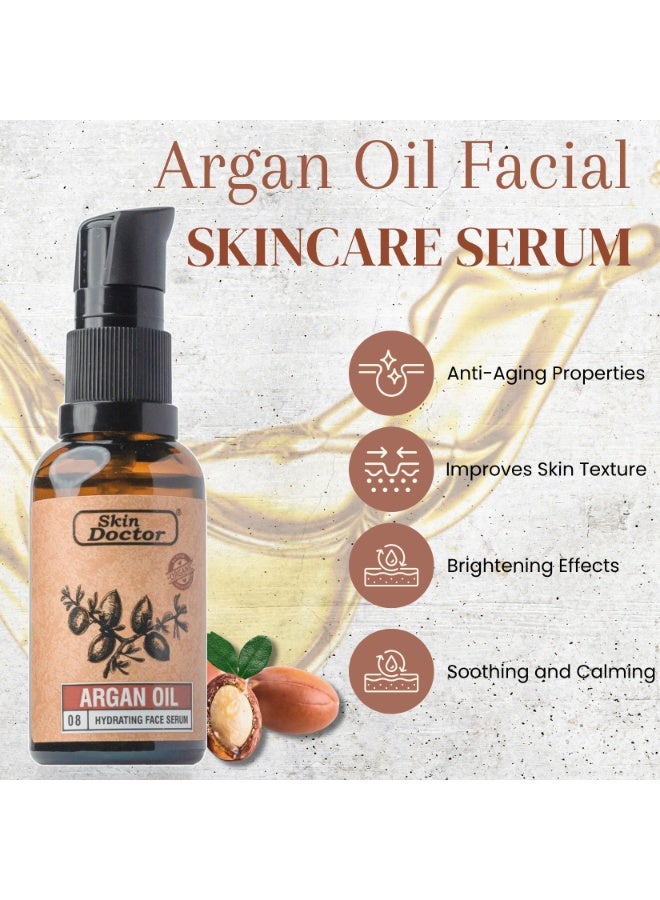 Skin Doctor Argan Oil Infused Hydrating Face Serum Skin Revitalization and Anti-Aging Formula - 30ml - Image 4
