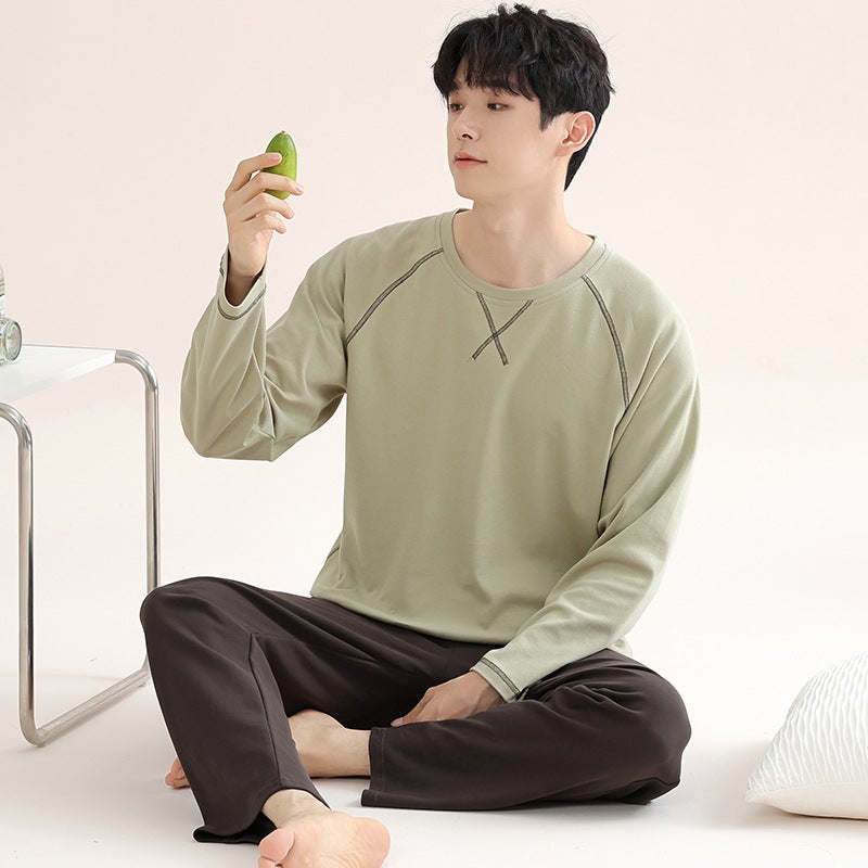 Men's Summer Modal Long Sleeve Lounge Set - Image 3
