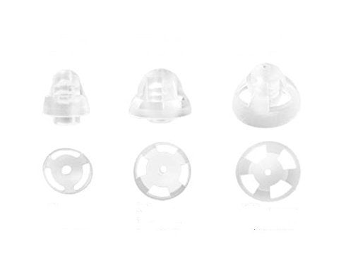 Jungle Care Hearing Aid Ear Piece Open Domes Set 6mm9mm12mm 3 Pairs Comfortable PSAP Personal Sound Amplifiers Product Ear Tips Invisible Perfect for Open Air Open fit Except for RIC