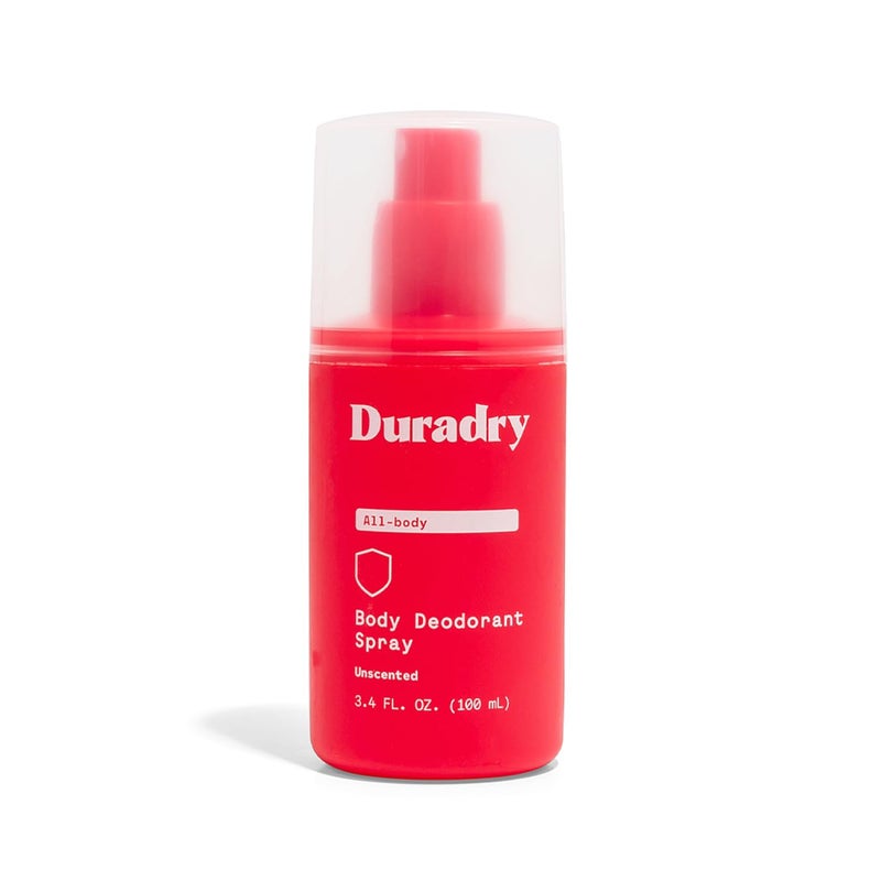 duradry Aluminum-Free Whole Body Deodorant Spray for Men and Women - Unscented Deodorant for Whole Body, Natural Odor Neutralizer, Clear and Residue Free, Non-Staining, Cruelty-Free - 3.4 Fl Oz - Image 1