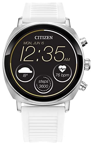 Citizen CZ Smart PQ2 41MM Unisex Smartwatch with YouQ App with IBM Watson AI and NASA Research Wear OS by Google HR GPS Fitness Tracker Amazon Alexa iPhone Android Compatible IPX6 Rating - Image 1