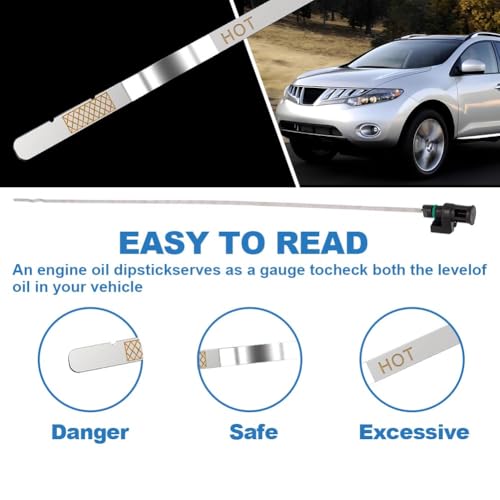 Cotonlake Transmission Dipstick Fluid Oil CVT 31086-JA00A for Nissan Altima 2007-2020 Rogue 2013-2022 Maxima Murano 2006-2022 Fluid ATF Level Indicator Dip Gauge 31086-JA000 - Image 5