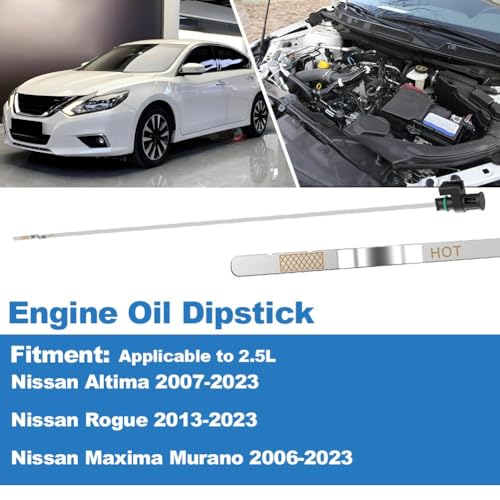 Cotonlake Transmission Dipstick Fluid Oil CVT 31086-JA00A for Nissan Altima 2007-2020 Rogue 2013-2022 Maxima Murano 2006-2022 Fluid ATF Level Indicator Dip Gauge 31086-JA000 - Image 3