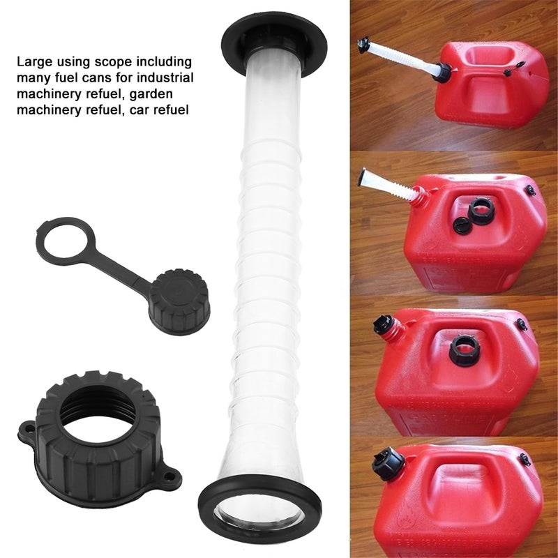 Replacement Spout & Parts Kit Fuel Gas Can Model Set Vent Cap Gasket Stopper Cap - Image 4
