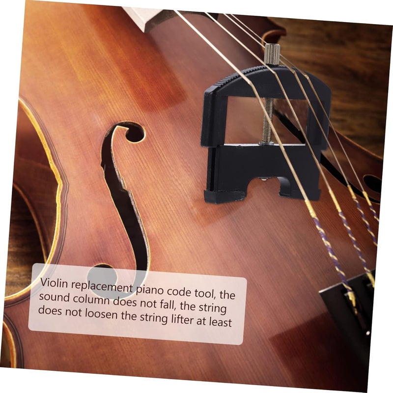 Local market compliant trusted quality Kisangel Violin String Lifter Adjustable Height 1/4-4/4 Violin Bridge Change Tool Replacement Black All user affordable trusted quality - Image 5