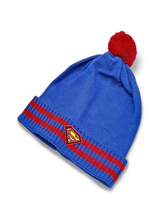 Superman Boys' Regular Fit Cap (STY-18-19-005119_Blue/Red_Free Size) - Image 4