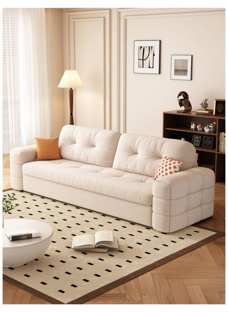 Organized Home High-end technology flannel sofa bed dual-purpose foldable small apartment living room multifunctional 2024 new  - Image 1