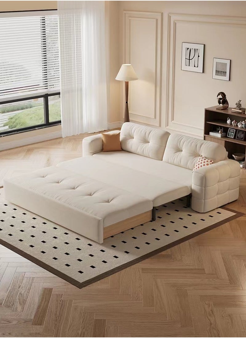 Organized Home High-end technology flannel sofa bed dual-purpose foldable small apartment living room multifunctional 2024 new  - Image 3