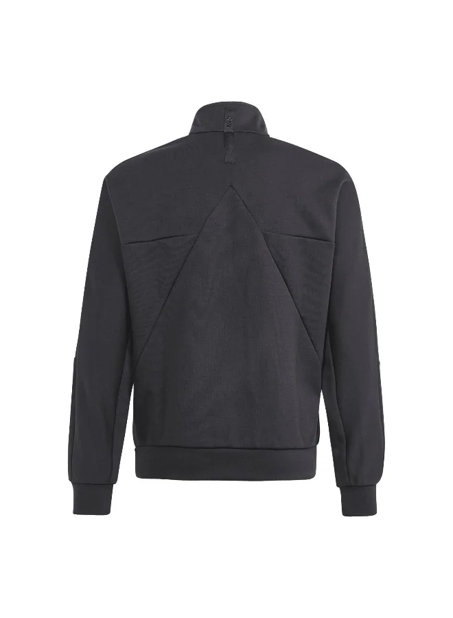 Adidas adidas J Hot Ttop Black Training Track Tops 7-8Y