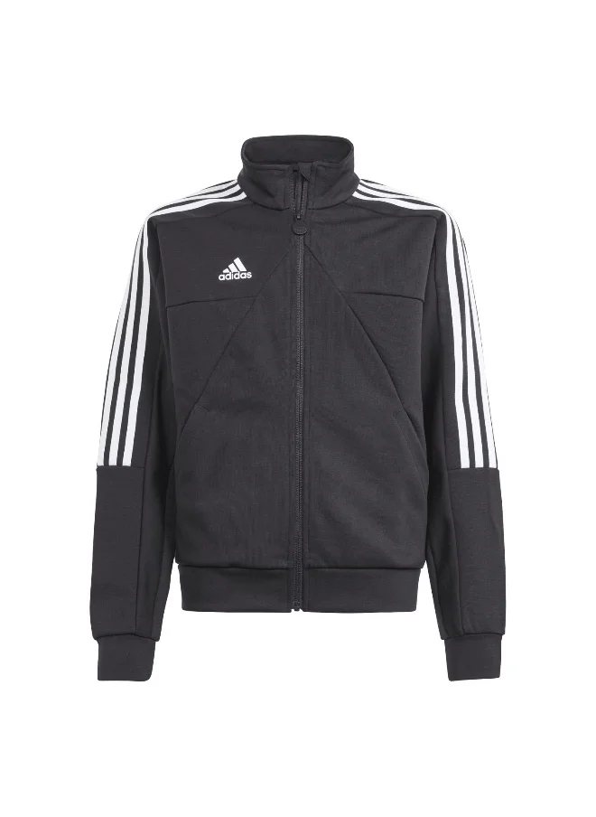 اديداس adidas J Hot Ttop Black Training Track Tops 7-8Y