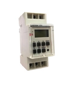 Digital Timer with Daily & Weekly Program 230VAC Din Rail Mount - with Battery Reserved - 1ROM2ER Revalco Italy