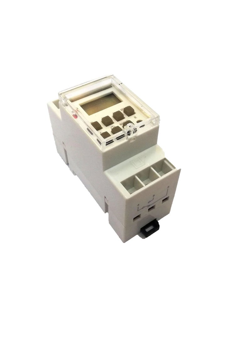 Generic - Digital Timer with Daily & Weekly Program 230VAC Din Rail Mount - with Battery Reserved - 1ROM2ER Revalco Italy - Image 1
