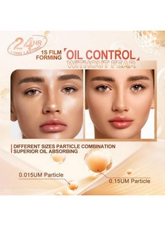 SACE LADY Oil Control Bb Cushion Foundation, Full Coverage Long Lasting Ultra Matte Bb Foundation Makeup Covers Face Blemishes Evens Skin Tone Face Cosmetics, 0.42Oz (#04, 0.42Oz)  - Image 2