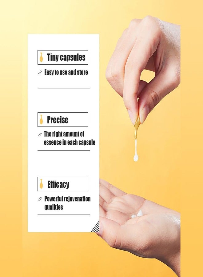 VENZEN Essence Milk Clear Radiance Facial Rejuvenation Moisturizing Soft Face Skin 30 Capsules - Image 3