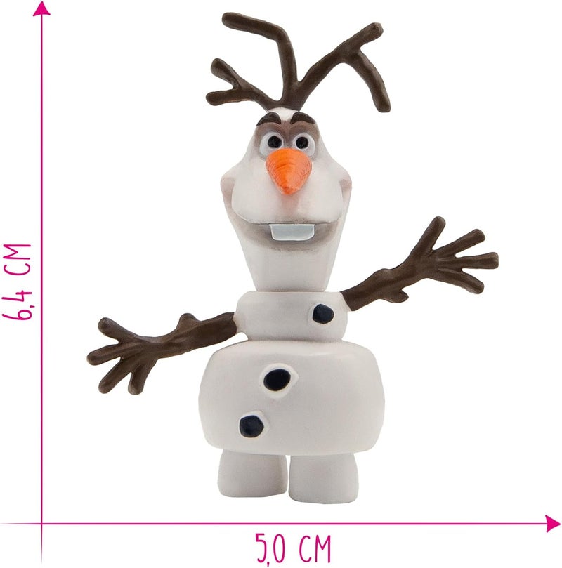 BULLYLAND Disney Frozen Olaf Figurine Cake Topper Toy Collectible, 2.7 Inches - Image 2