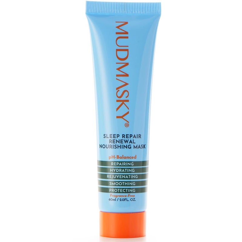 MUDMASKY Sleep Repair Renewal Nourishing Mask 60ml AntiAging Hydration Boost FragranceFree Face Moisturizer to Add in Your Skin Care Set for Nourishment Rejuvenation Overnight Formula