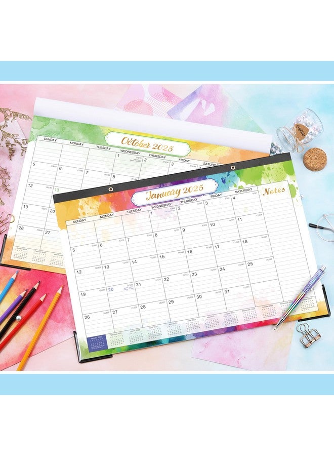 MaaIbok 2025 Desk Calendar - 2025 Calendar From Jan 2025 - Dec 2025, 12 Months Monthly Desk Calendar, 17" X 12", Desk Pad, Colorful - Image 2