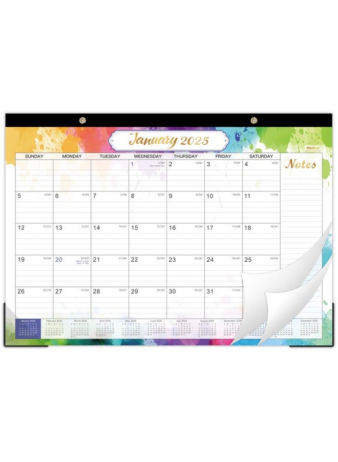 MaaIbok 2025 Desk Calendar - 2025 Calendar From Jan 2025 - Dec 2025, 12 Months Monthly Desk Calendar, 17" X 12", Desk Pad, Colorful - Image 1