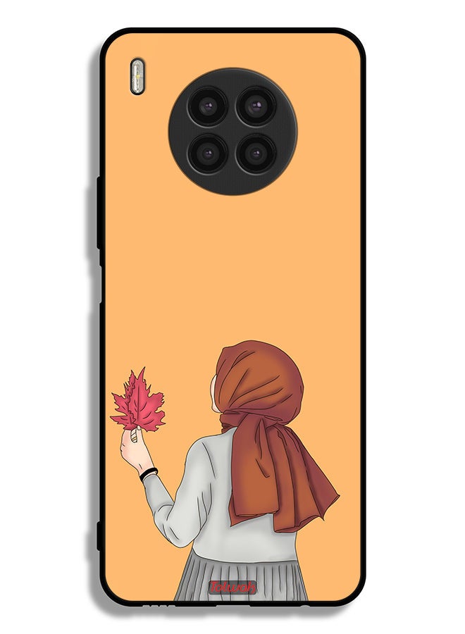 Tolwak Huawei nova 8i Protective Case Cover Holding Leaf - Image 2