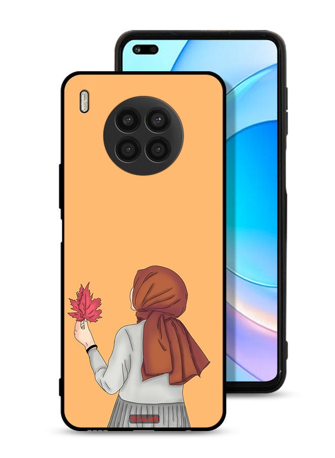 Tolwak Huawei nova 8i Protective Case Cover Holding Leaf - Image 1