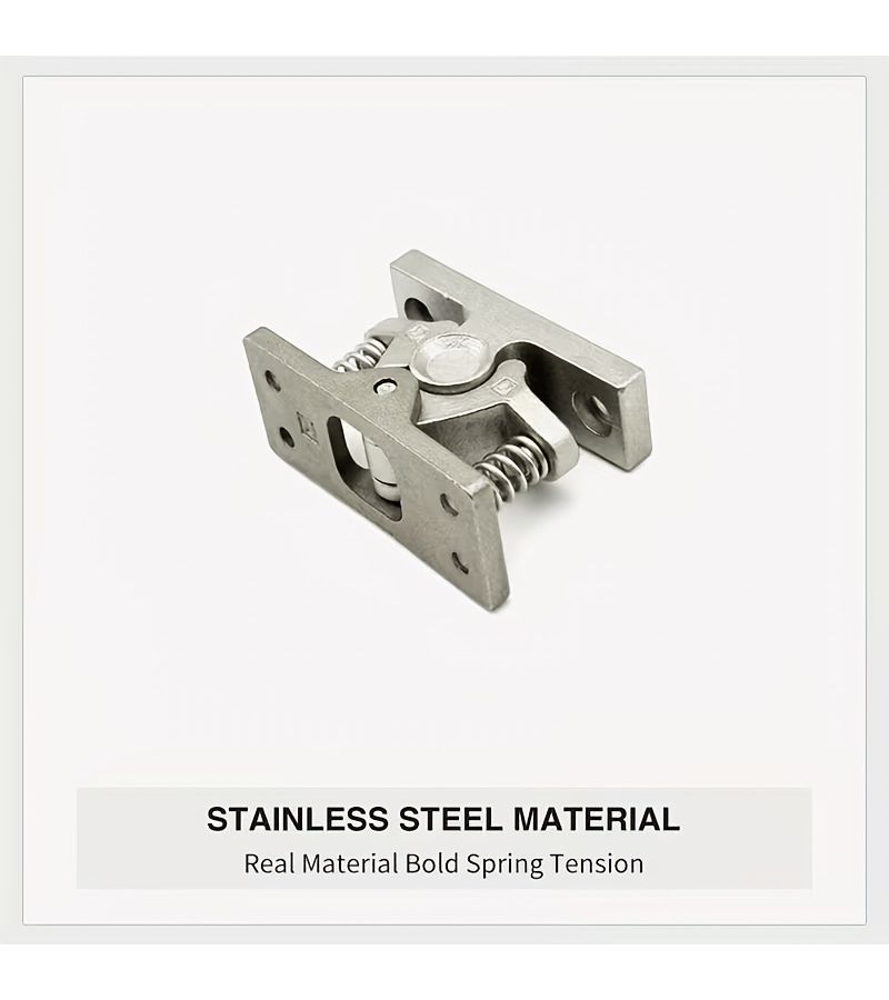 Stainless Steel Heavy Duty Spring Door Latch Release Windproof Touch Bead Lock - Image 5